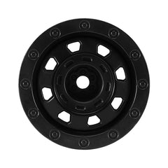 INJORA 1.3" Non-beadlock Wheels for 1/24 1/18 RC Crawlers - Black