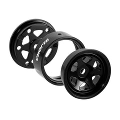 INJORA 0.7" 6-Spoke Aluminum Wheels for 1/30 SCX30