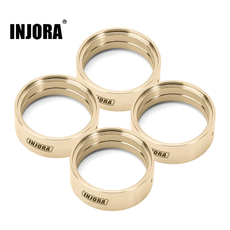 INJORA 27g/Pcs Brass Inner Rings For INJORA 1.3" Wheels - HeliDirect