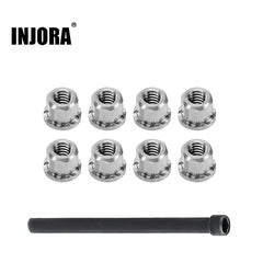 INJORA M2 Stainless Steel Nuts for 1/30 SCX30