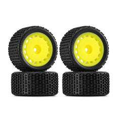 INJORA Pre-mounted Pin Buggy Tires & Wheels for 1/28 Losi Micro-T