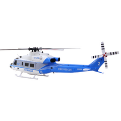 Goosky E2 UH-1Y Blue/White GPS Helicopter - RTF with Carrying Case
