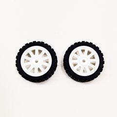 MJX HYPER GO Tires & Wheels For 14302/14303 (2pcs) - HeliDirect