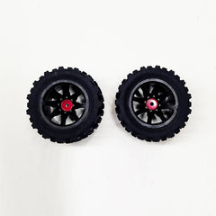 MJX HYPER GO Tires & Wheels For 14209 (2pcs) - Type A - HeliDirect