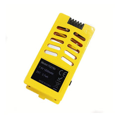 YX F06 Battery 7.4V 1200mAh 25C (Battery is Yellow) - HeliDirect