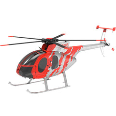 Yu Xiang F119S MD500E Scale GPS Helicopter - Red/Silver