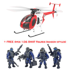 Yu Xiang F119S MD500E Scale GPS Helicopter - Red/White