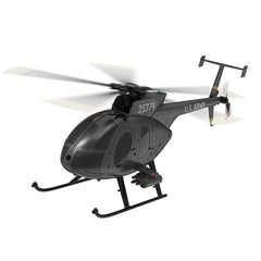Yu Xiang F119S MD500E Scale GPS Helicopter - Black with Weapons