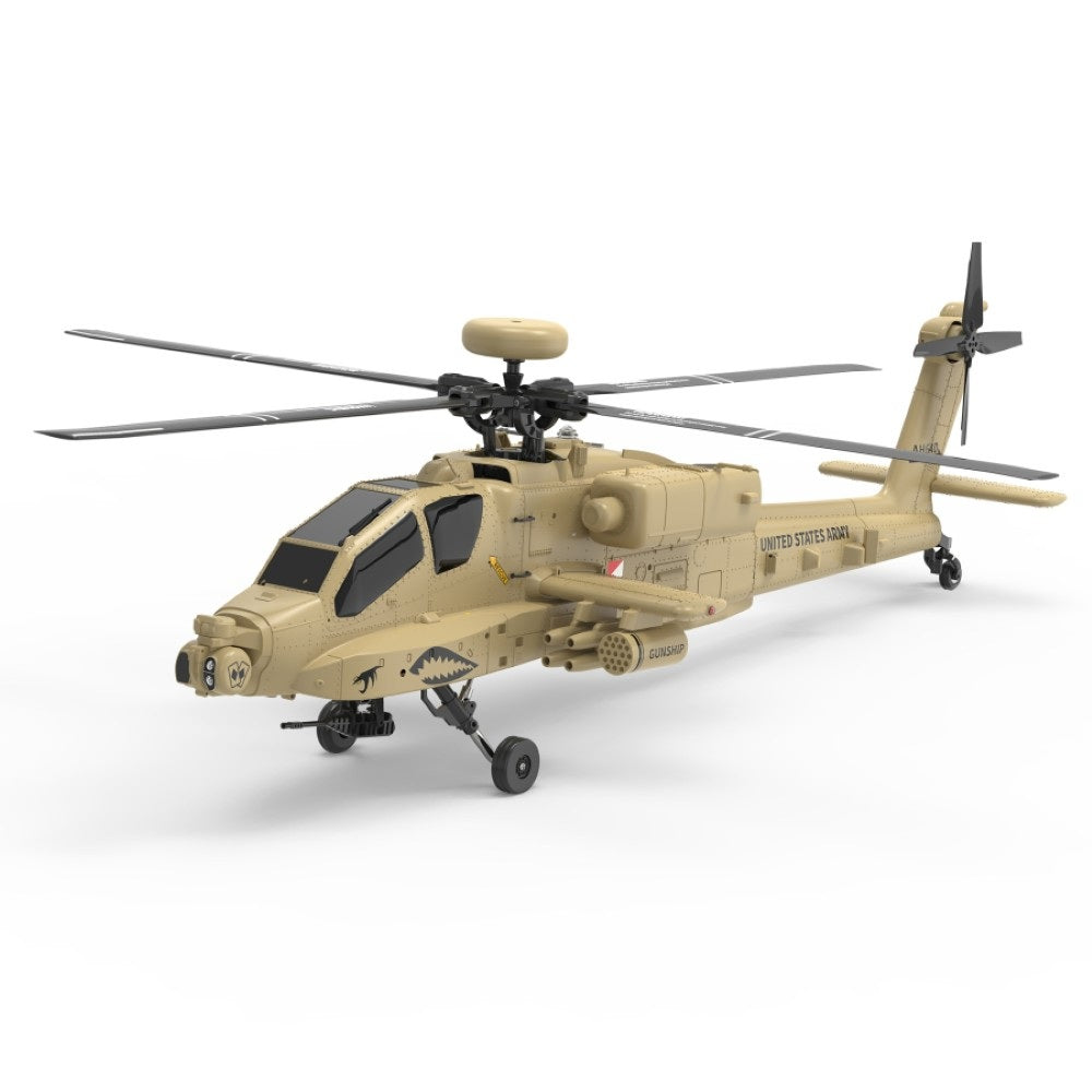 アイオンホーク I H H S.SＦ64 X U LＪ Yu Xiang F11H AH-64 Scale GPS Helicopter - Desert Yellow – HeliDirect