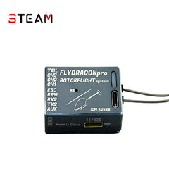 FlyDragonPRO-RotorFlight Flybarless System with Built-in ELRS Receiver - Grey