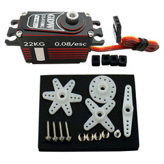 GDW DS498MG 22Kg 0.08sec Mini Metal HV Digital Cyclic Servo Coreless Servo