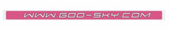 Goosky RS4 Tail Boom Sticker - Pink - HeliDirect