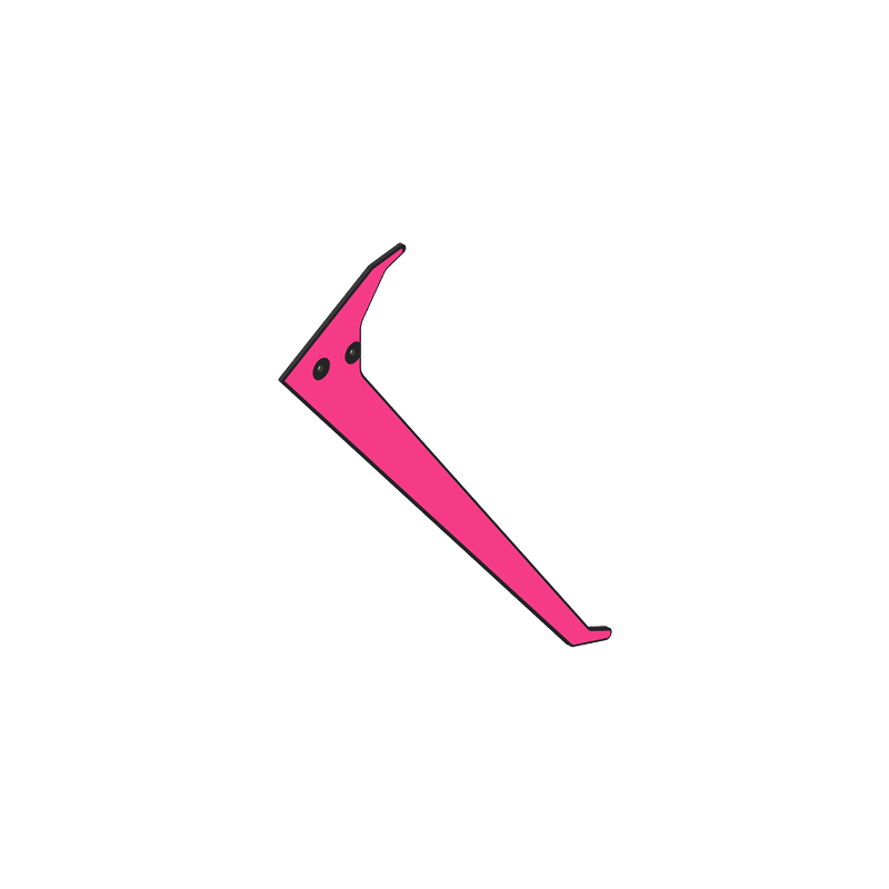 Goosky RS7 Tail Fin - Pink - HeliDirect