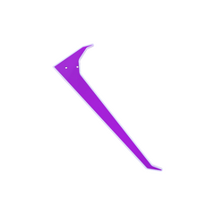 Goosky RS7 ULTRA Tail Fin - Purple