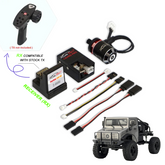 HobbyPlus CR18P EVO Trail Hunter ( Silver ) With Furitek Stinger Brushless Power System Combo - HeliDirect