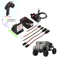 HobbyPlus CR18P EVO Trail Hunter ( Silver ) With Furitek Stinger Brushless Power System Combo - HeliDirect