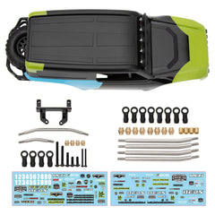 MEUS Racing MB18 Body & Chassis Frame Kit for TRX4M Defender Bronco K10 F150 High Trail - GREEN
