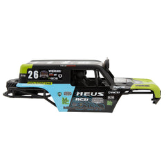 MEUS Racing MB18 Body & Chassis Frame Kit for TRX4M Defender Bronco K10 F150 High Trail - GREEN