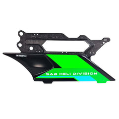 SAB Genesis F3C Forged CF Side Frame Green Right (DX)