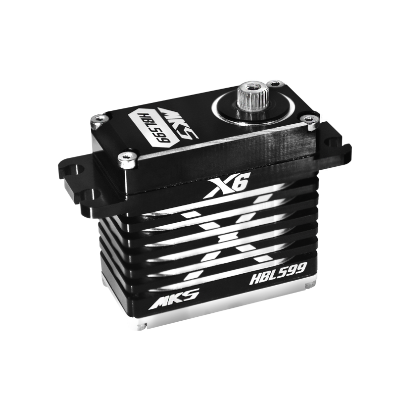 MKS X6 HBL599 (0.08s/60 - 42kg.cm@8.2v) Ultra Torque Racing Servo - HeliDirect