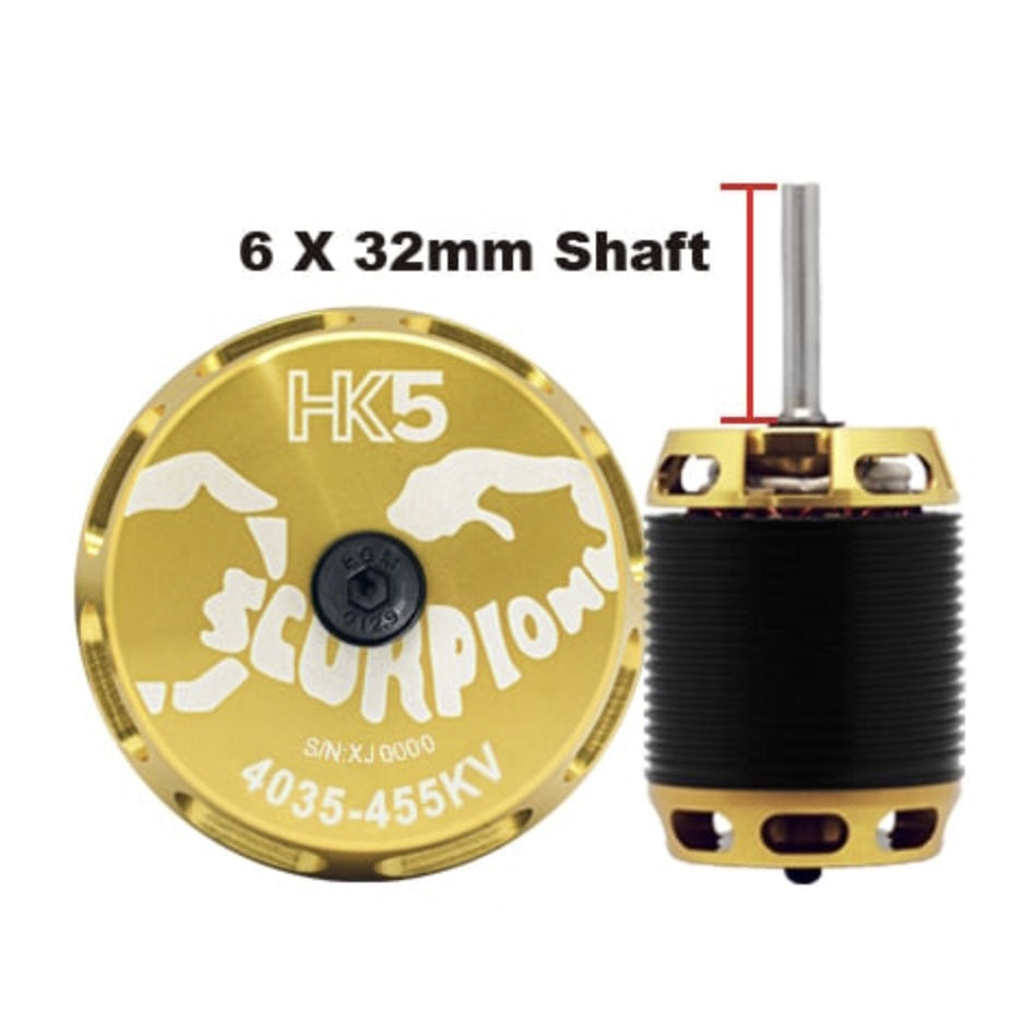 Scorpion HK5-4035-455kv Helicopter Motor - HeliDirect