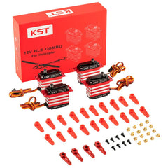 KST HLS3008-12 & HLS1535-12 Combo Set For 700 to 800 Class Electric Helicopter - HeliDirect