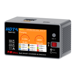 HOTA T8 Ultra - 650W 1-8S AC/DC GaN Smart Charger