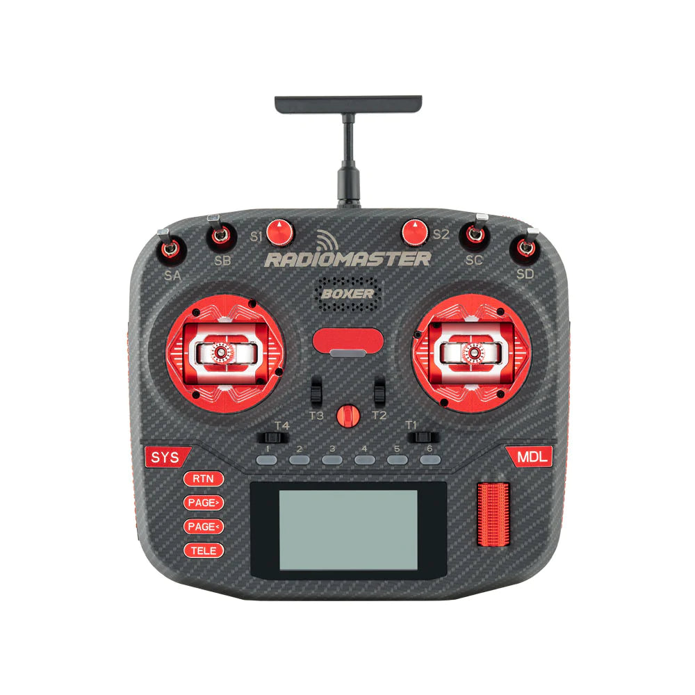 RadioMaster Boxer MAX ExpressLRS - Red - HeliDirect