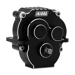 INJORA CNC Aluminum Complete Transmission For 1/18 TRX4M - BLACK - HeliDirect