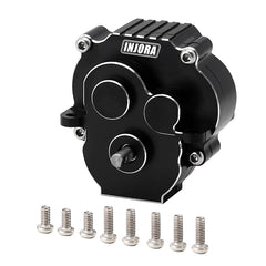 INJORA CNC Aluminum Complete Transmission For 1/18 TRX4M - BLACK - HeliDirect