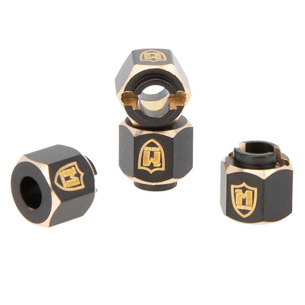 GPM Adattatori Esagonali In Ottone 23mm Per Traxxas TRX-4 – Set 4 Pezzi Con Viti - 2