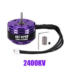INJORA Fat Viper 2204 Brushless Outrunner 2400 KV Motor & Transmission For 1/18 TRX4M