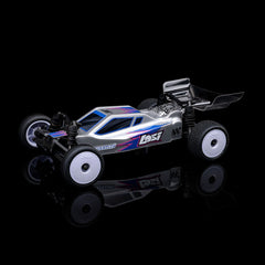 Losi 1/24 Micro-B 2WD Buggy RTR - Silver With INJORA 4PCS Aluminum Oil Shocks