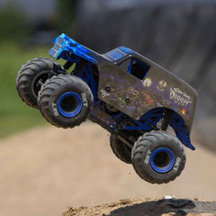 Losi 1/18 Mini LMT 4X4 Brushed Monster Truck RTR Son-Uva Digger - BLUE - HeliDirect