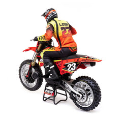 Losi 1/4 Promoto-MX Motorcycle RTR, FXR - RED - HeliDirect