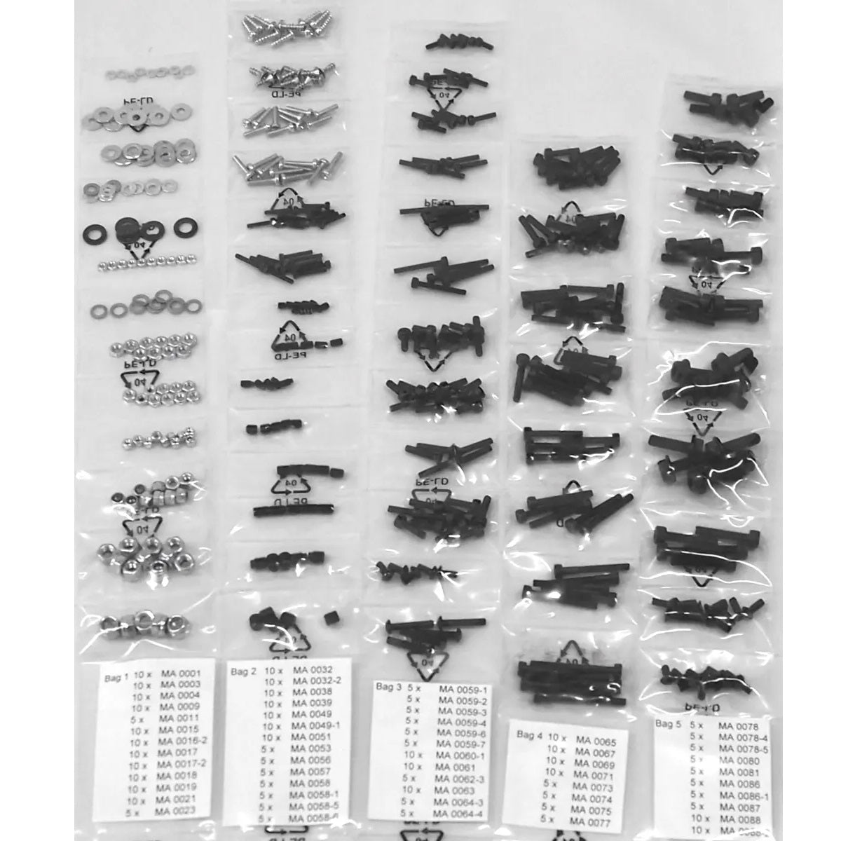 MA Metric Hardware Set - HeliDirect