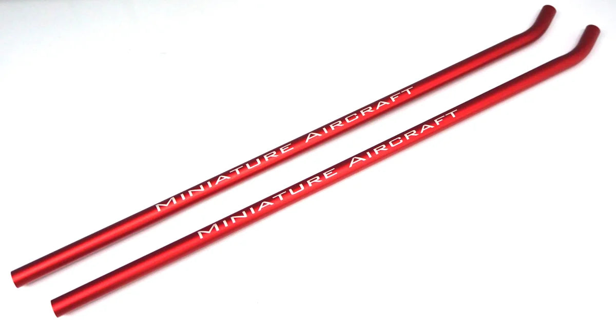 MA Red Interceptor Skids 8mm - HeliDirect