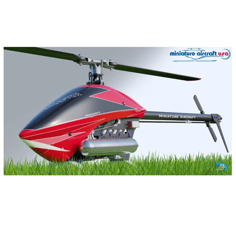 MA 136-252-2 IC Painted Interceptor Canopy (Red) - Pack of 1 - HeliDirect