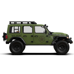 Rlaarlo 1/7 Scale 4WD Brushed RC Crawler MK-07 - Green