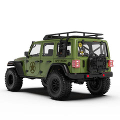 Rlaarlo 1/7 Scale 4WD Brushed RC Crawler MK-07 - Green