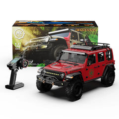 Rlaarlo 1/7 Scale 4WD Brushed RC Crawler MK-07 - Red