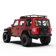 Rlaarlo 1/7 Scale 4WD Brushed RC Crawler MK-07 - Red