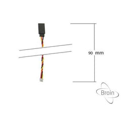 External Variometer or Governor JR/Futaba to JST Adapter Cable 90mm