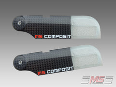 MS Composit CFC Tail NIGHT Blades 105 mm/5/3 FC - Green - HeliDirect