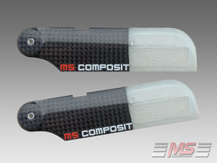 MS Composit CFC Tail NIGHT Blades 115 mm/5/3 FC - Green - HeliDirect