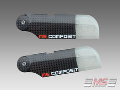 MS Composit CFC Tail NIGHT Blades 95 mm/5/3 FC - Green - HeliDirect