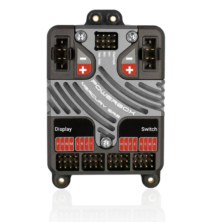 PowerBox Mercury SR2 with OLED Display - HeliDirect