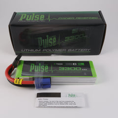 PULSE 3300mah 35C 11.1V 3S P-Tech LiPo Battery - EC5 Connector