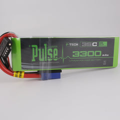PULSE 3300mah 35C 11.1V 3S P-Tech LiPo Battery - EC5 Connector