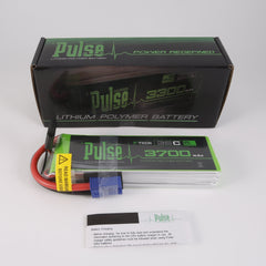 PULSE 3700mAh 35C 11.1V 3S P-Tech LiPo Battery - EC5 Connector